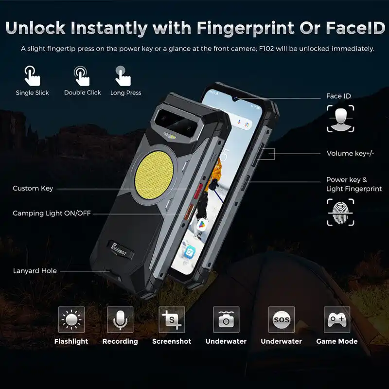 Fossibot F102 Rugged Smartphone 16500mAh (20GB + 256GB)