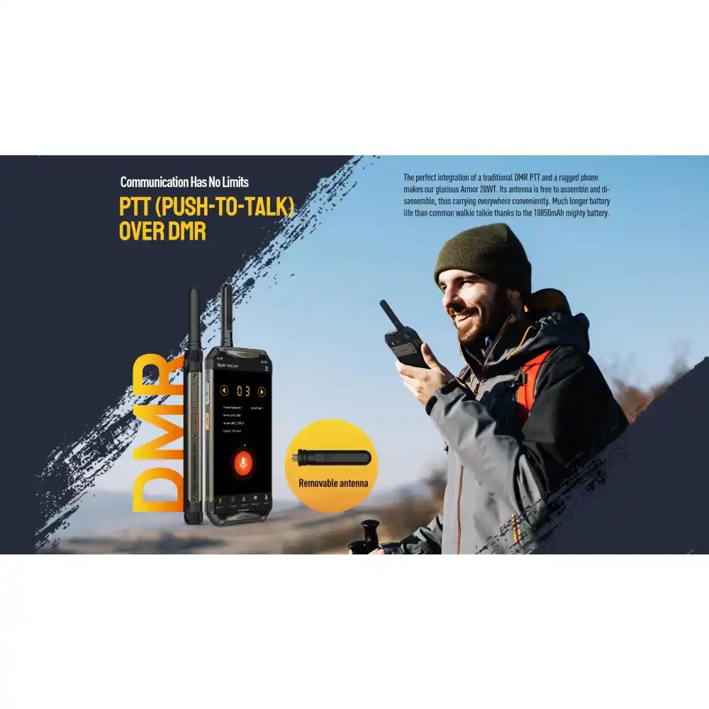 Ulefone 20WT Walkie Talkie Phone (12GB + 256GB)